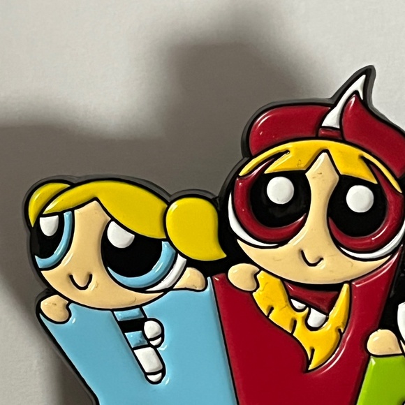Powerpuff Girls New Era Frame Hat Pin Pins Hats Fitted Blossom Bubbles Buttercup - Picture 2 of 9